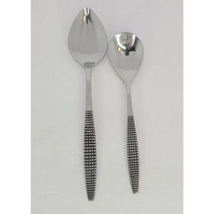 VTG Mid-Century Stanley Roberts Japan Montico Sugar Spoon and Soup Spoon